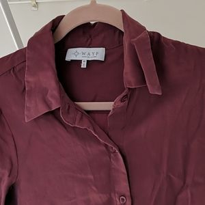 Wayf Burgundy dress